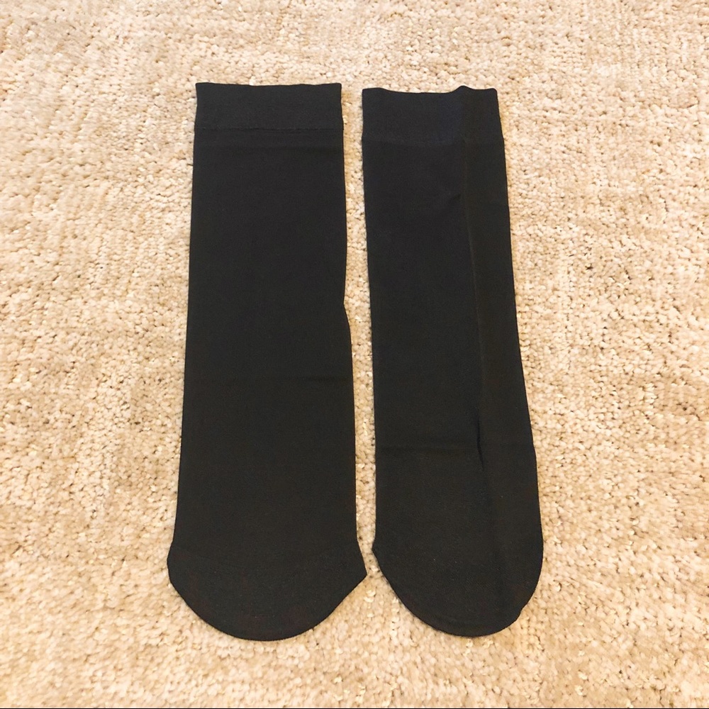 5 - Pack Sheer Ankle Trouser Socks - Black/Nude